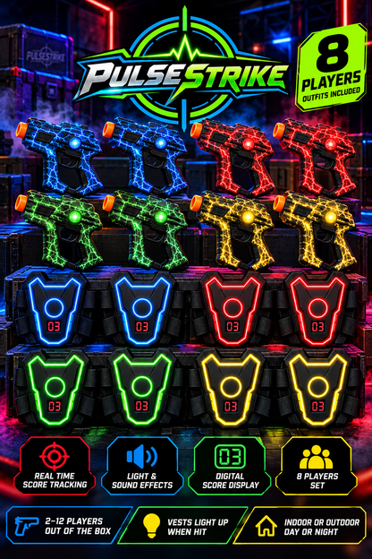 PulseStrike™ Ultimate Laser Tag Battle Set