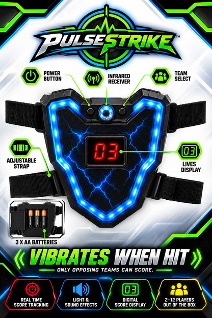 PulseStrike™ Ultimate Laser Tag Battle Set
