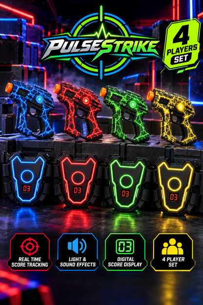 PulseStrike™ Ultimate Laser Tag Battle Set